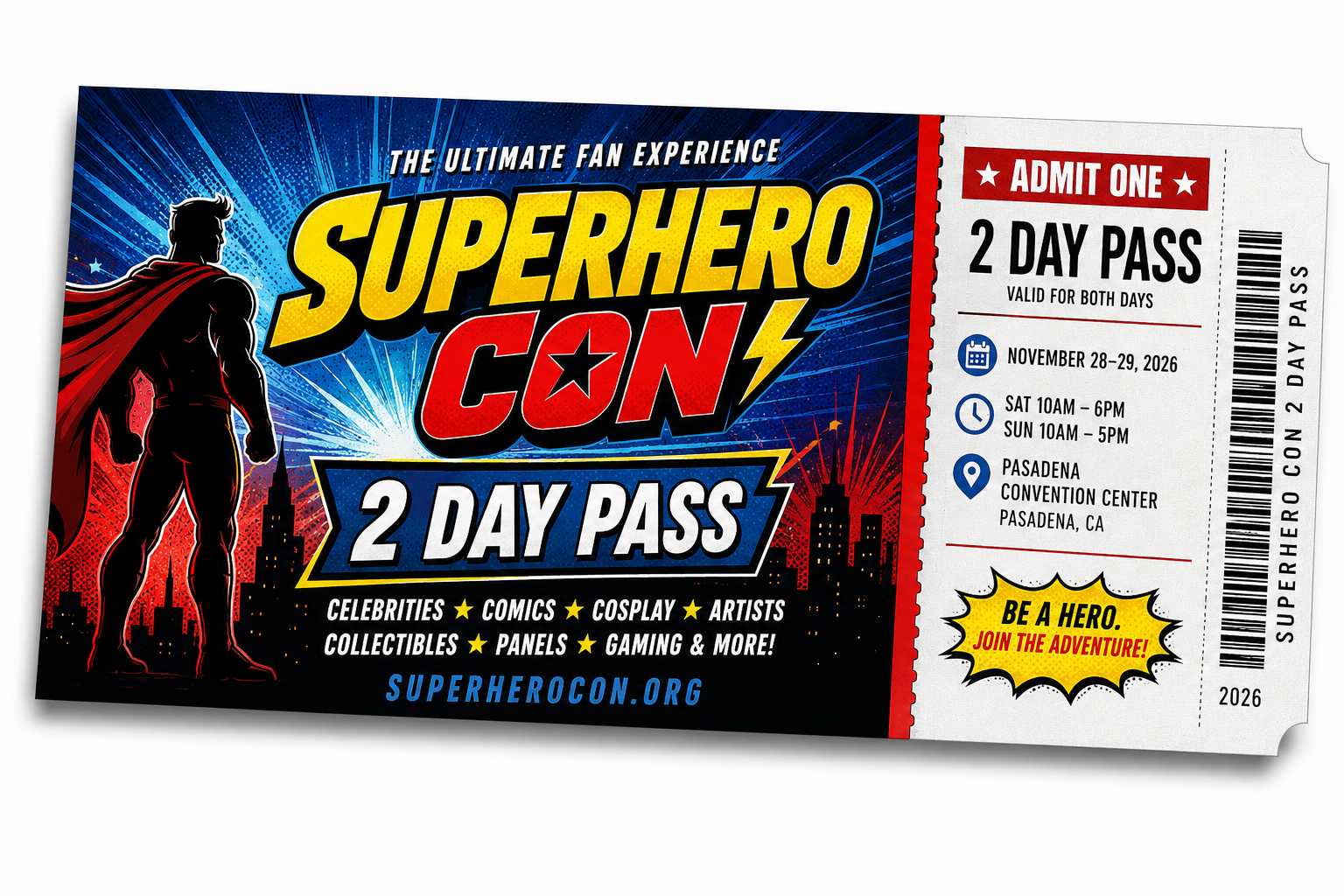 SUPERHERO CON 2-Day Pass